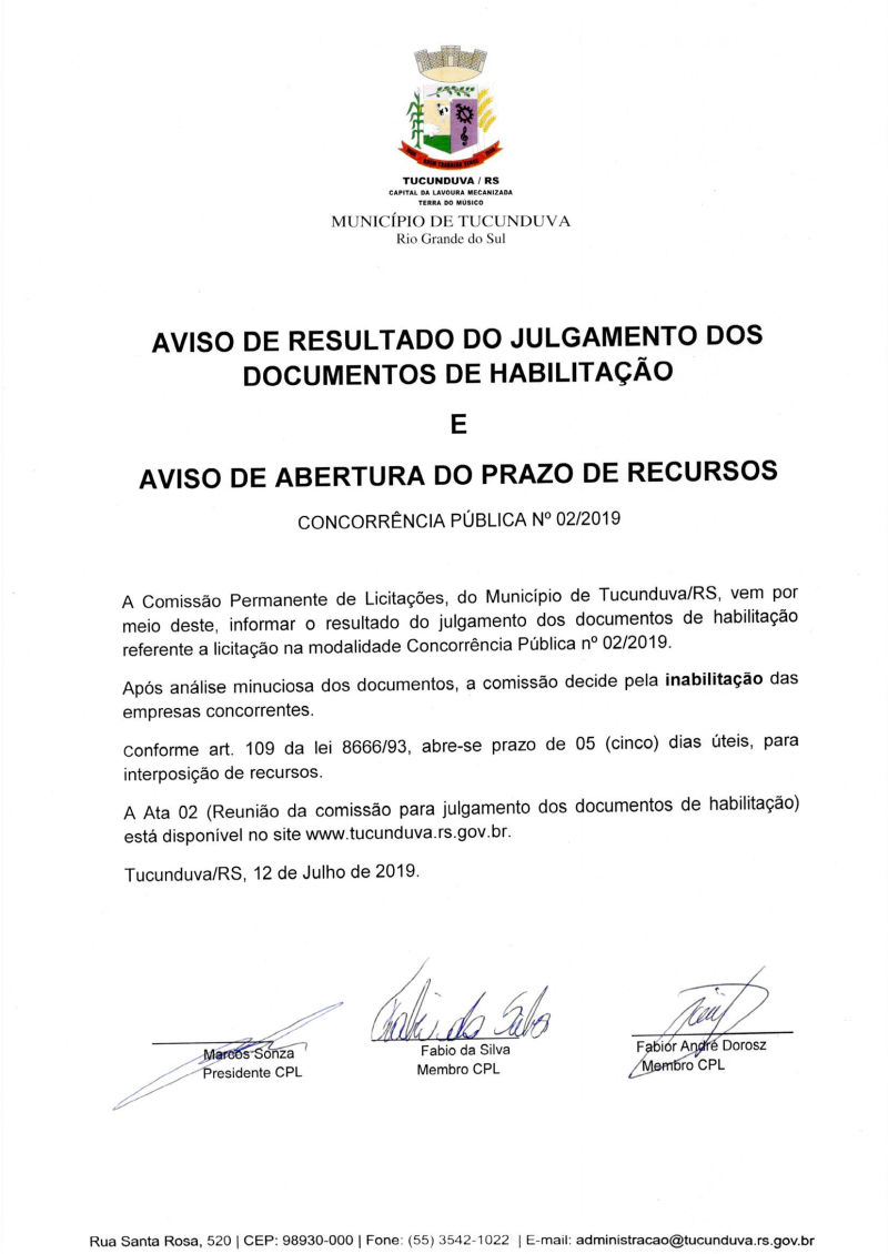 CNC 02_19  RESULTADO E  PRAZO DE RECURSOS
